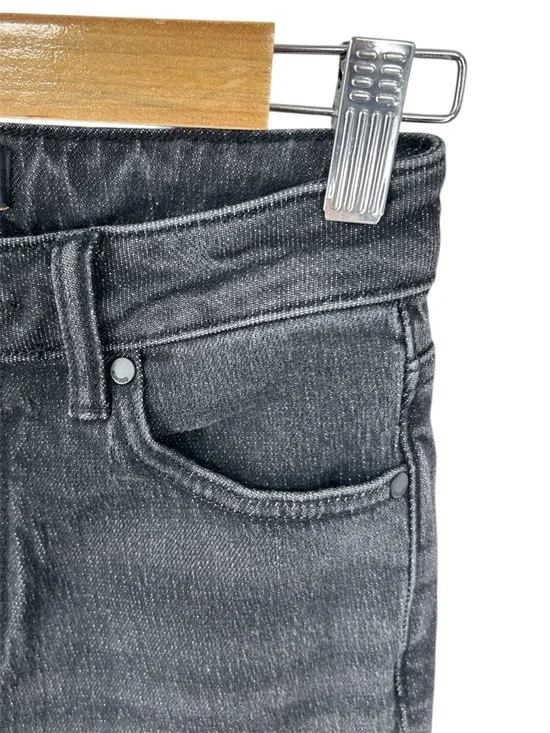 Quince Bella Stretch Relaxed Straight Jeans in Charcoal Black Women’s Size 24 - Picture 6 of 11